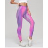 Безшовні легінси з Пуш-ап для спорту Leggings PUSH-UP Seamless Wave 10 (PINK-PURPLE)
